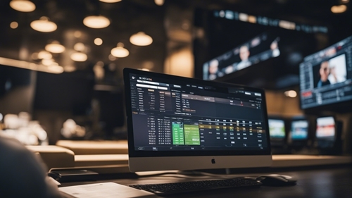 Сайт MrXbet, открытый на компьютере на столе